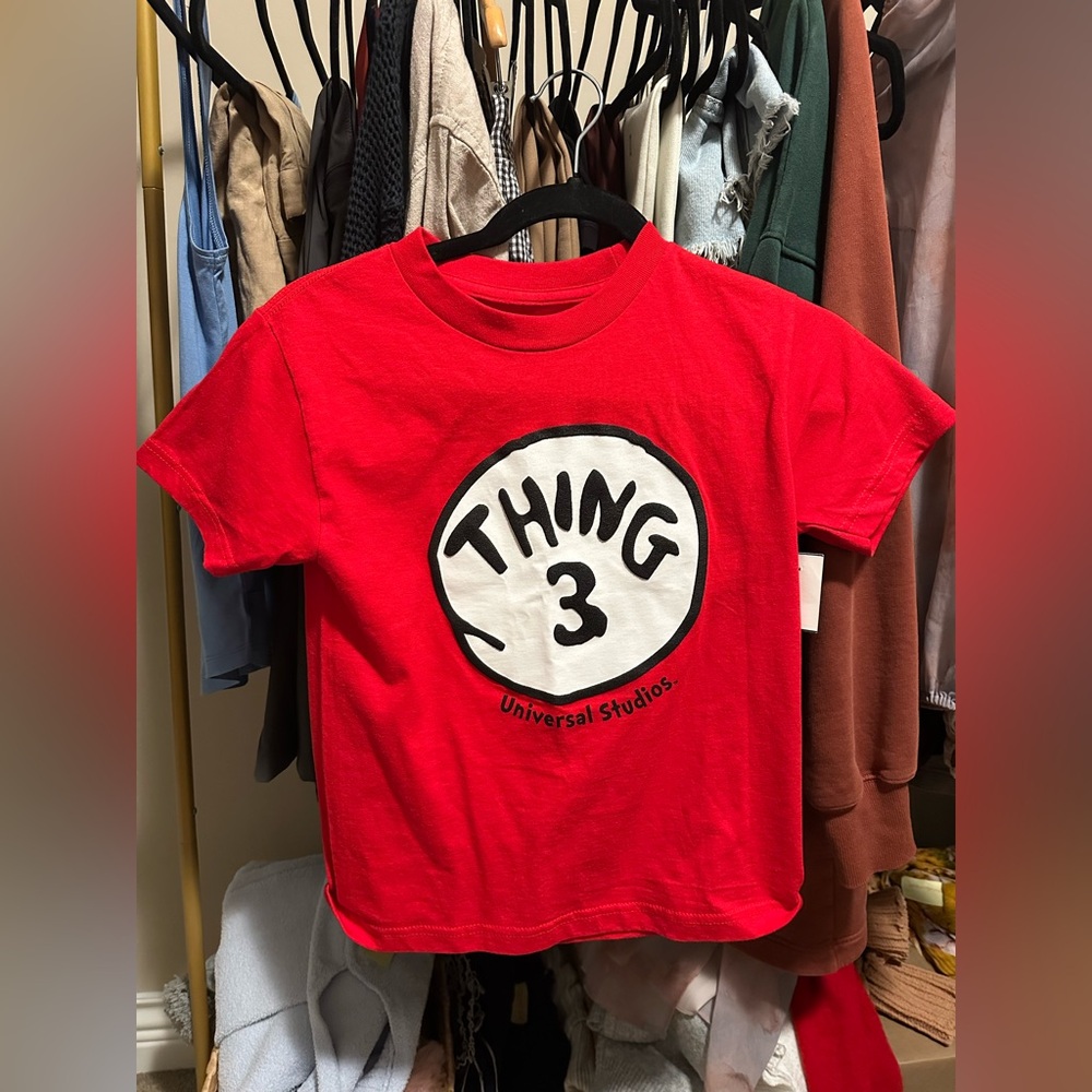 Universal Studios Kids Red Thing 3 Tee